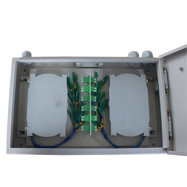 Where are fiber optic splitters typically located 